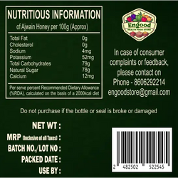 Ajwain Honey