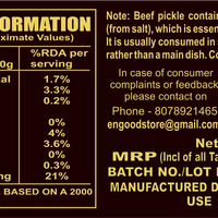 Beef Pickle