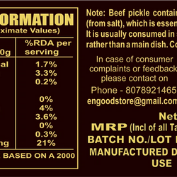 Beef Pickle