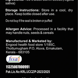 Black Cumin Seed Oil