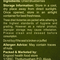 Dried Blueberries