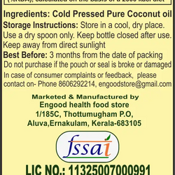 Cold Pressed Coconut Oil