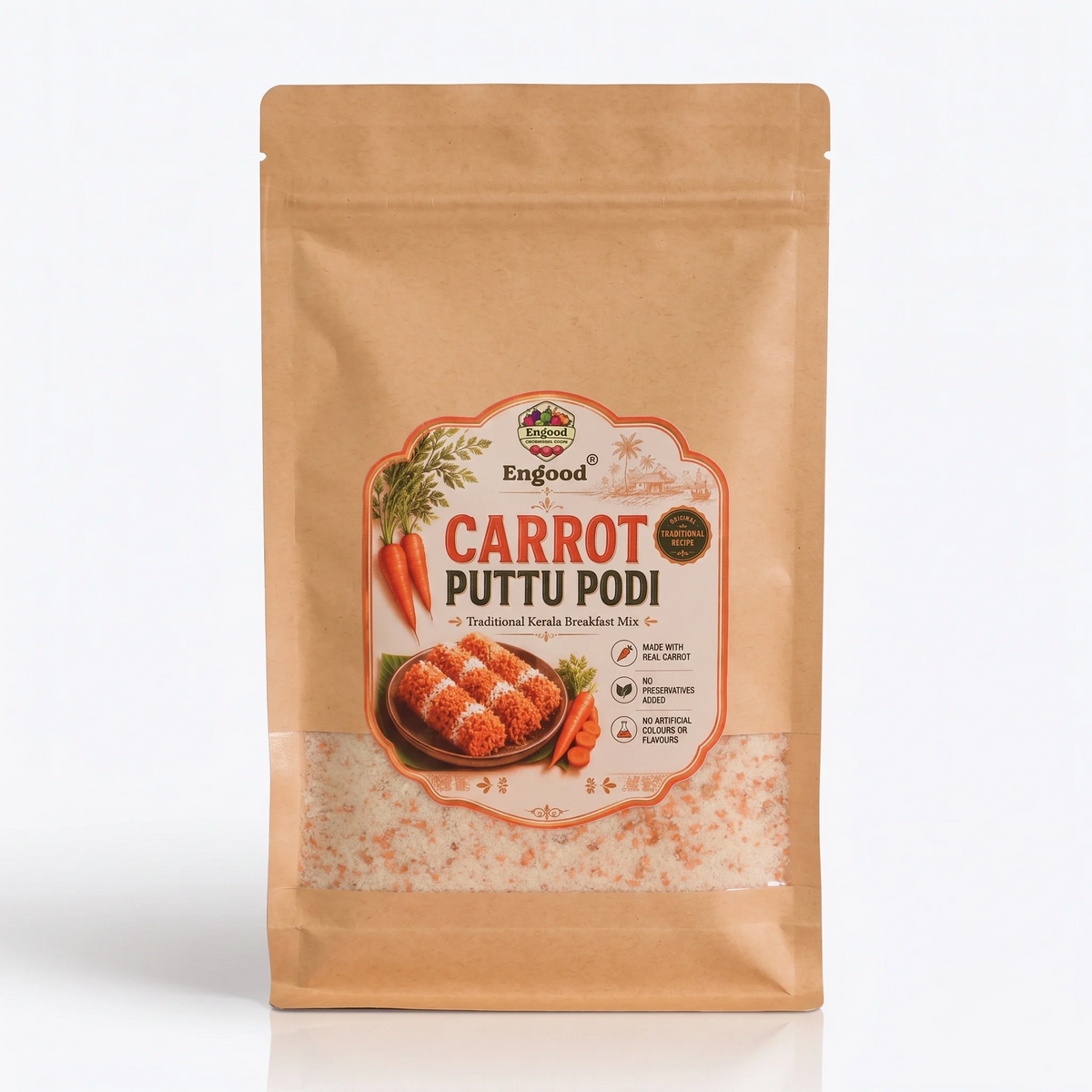 Carrot Puttu Podi