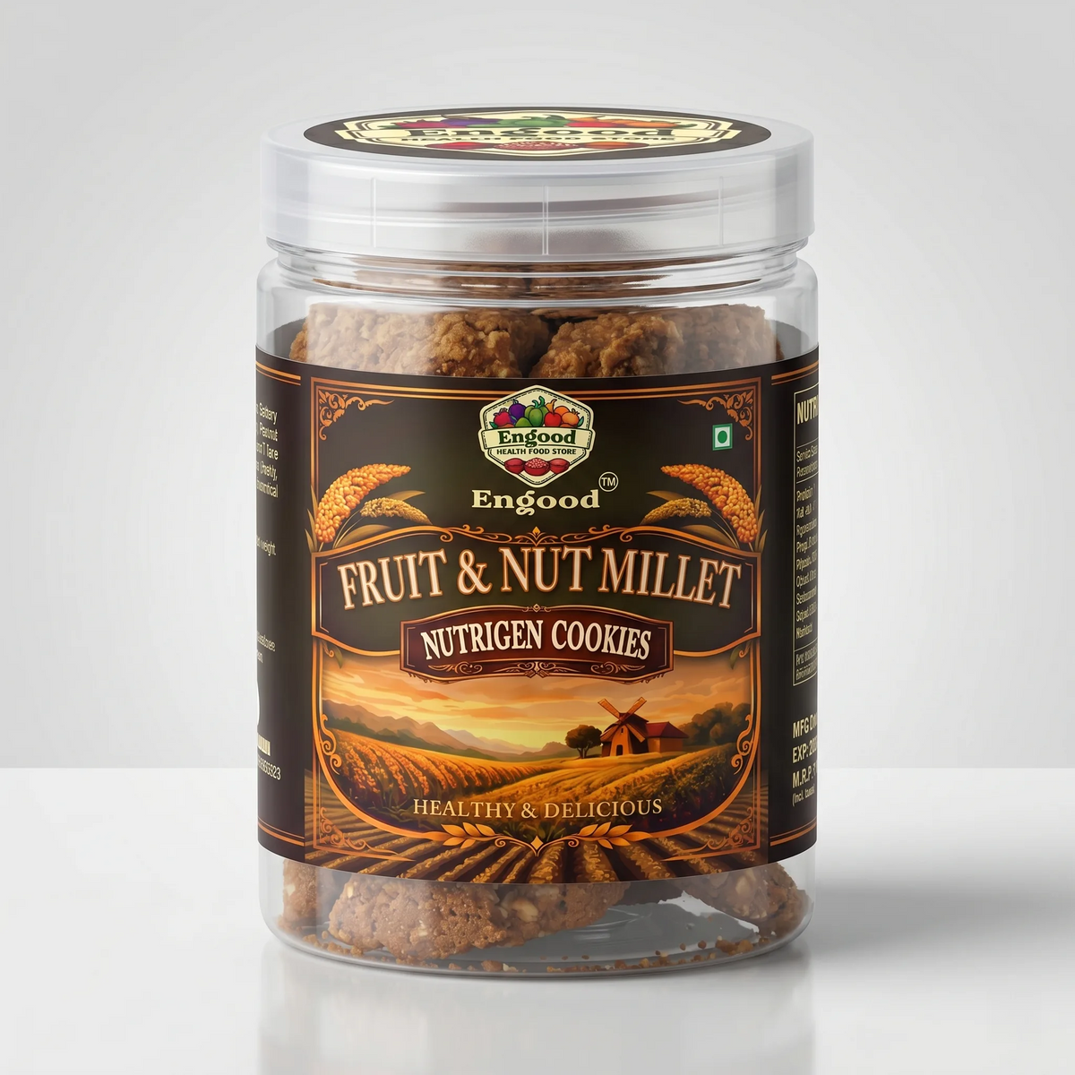 Fruit and Nut Millet Nutrigen Cookies