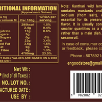 Kanthari Wild Lemon Pickle