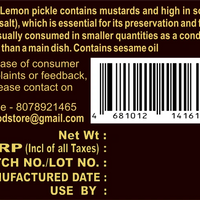 Lemon Pickle