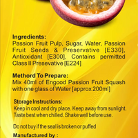 Passion Fruit Squash