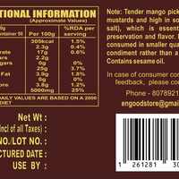 Tender Mango Pickle