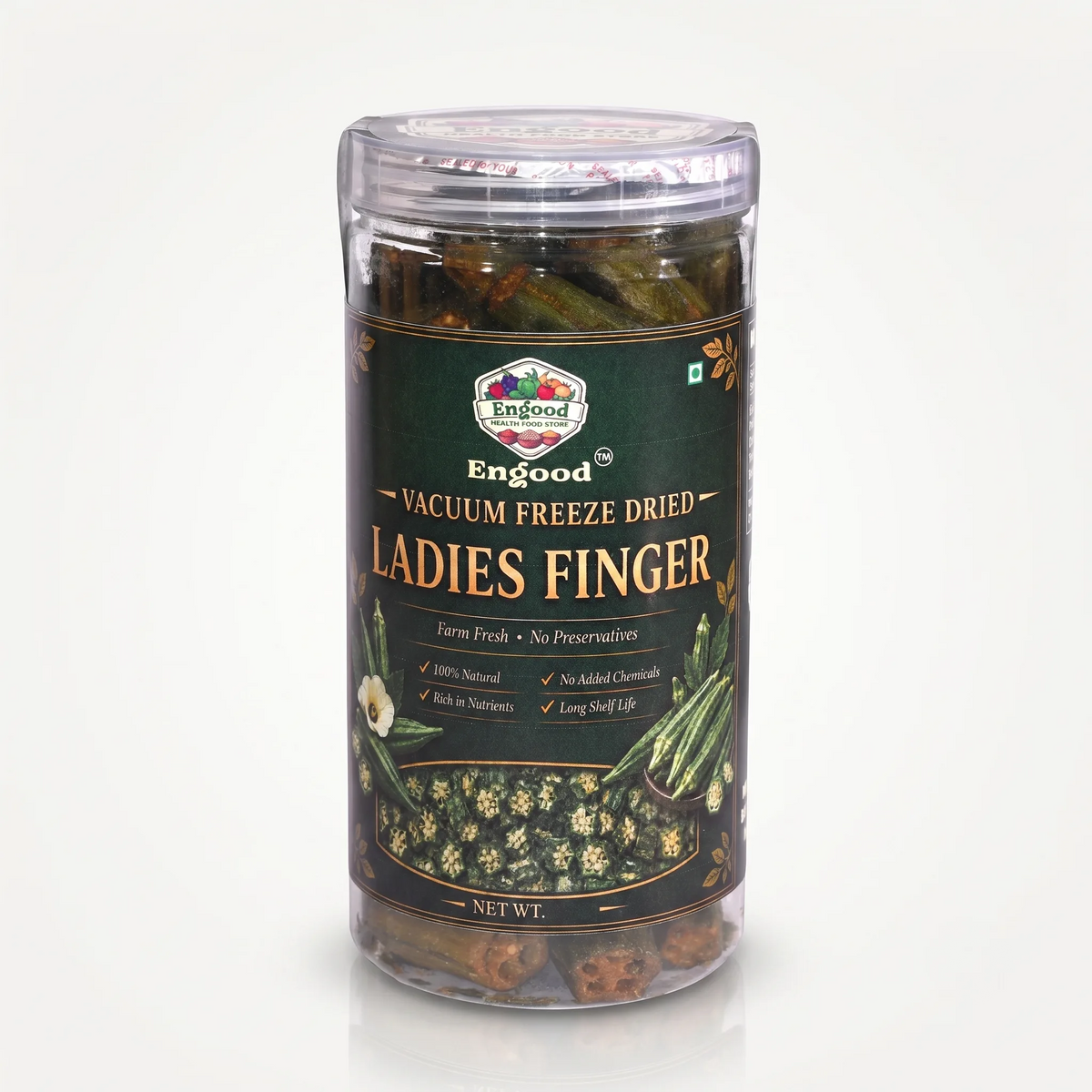 Vacuum Freeze Dried Ladies Finger