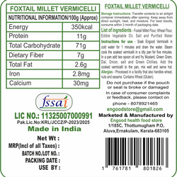 Foxtail Millet Vermicelli